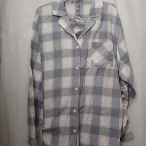 PLUS SIZE SONOMA GOODS FOR LIFE 2-PC. PLAID FLANNEL TOP & PAJAMA PANTS SET